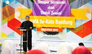 Wakil Wali Kota Bandung M Oded Danial memberikan motivasi jelang Unas