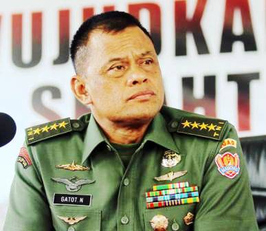 Kepala Staf Angkatan Darat (KASAD) Jenderal TNI Gatot Nurmantyo