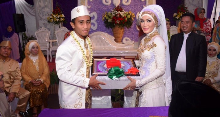 Pernikahan Gelandang Persib M Taufiq