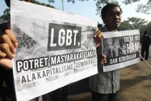 Aksi Tolak LGBT