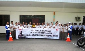 PT Gistek Indonesia Gandeng PT DAM Gelar Safety Riding