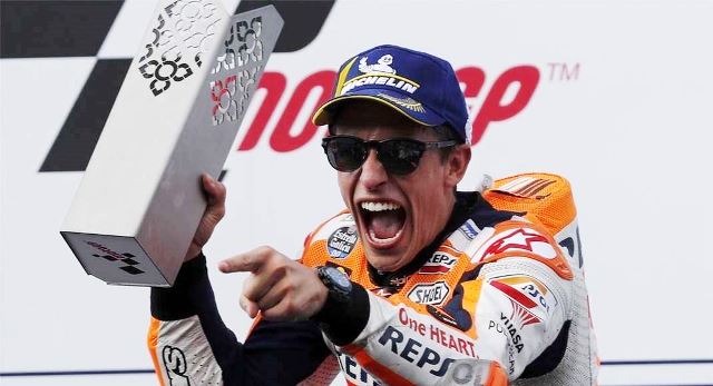 Pembalap Repsol Honda, Marc Marquez