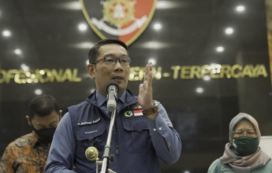 Selama Tujuh Jam Gubenur Jabar Ridwan Kamil Diperiksa Bareskim Terkait adanya Kerumunan di Maegamendung Kabupaten Bogor