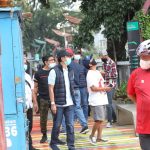 Wakil Wali Kota Bandung Yana Mulyana melakukan pemantauan terkait reaktivasi, di Teras Cihampelas, Pada Rabu (10/3).