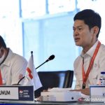 Ketua Umum Komite Olimpiade Indonesia (KOI) Raja Sapta Oktohari menyampaikan kabar terbaru soal sanksi dari badan antidoping dunia atau WADA (Foto: ANTARA/HO-KOI)