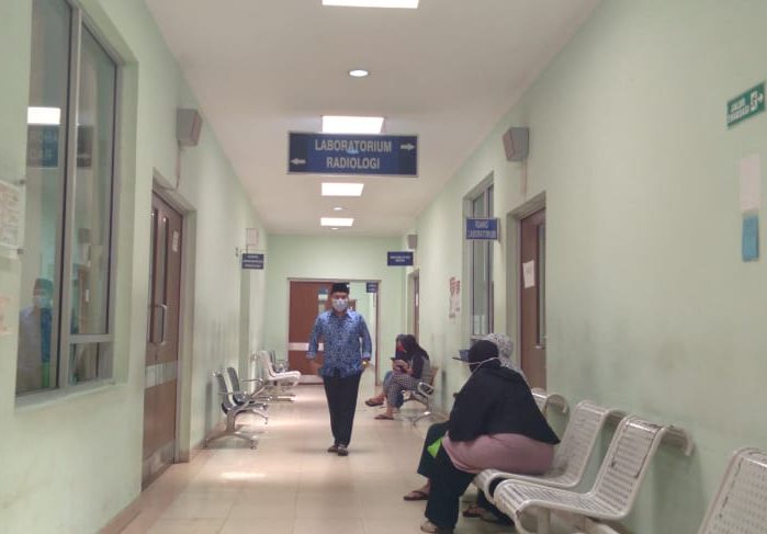 Situasi Rumah Sakit Umum Daerah (RSUD) Cicalengka pada Selasa (20/4). Yanuar Baswata