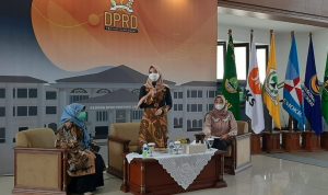 Wakil Ketua DPRD Provinsi Jawa Barat Ineu Purwaderi (tengah)/Soniup
