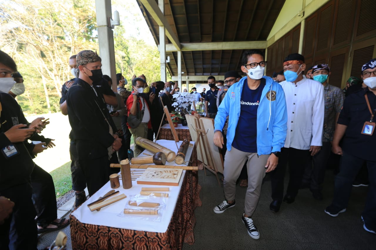 Menteri Pariwisata dan Ekinomi Kreatif, Sandiaga Salahudin Uno.