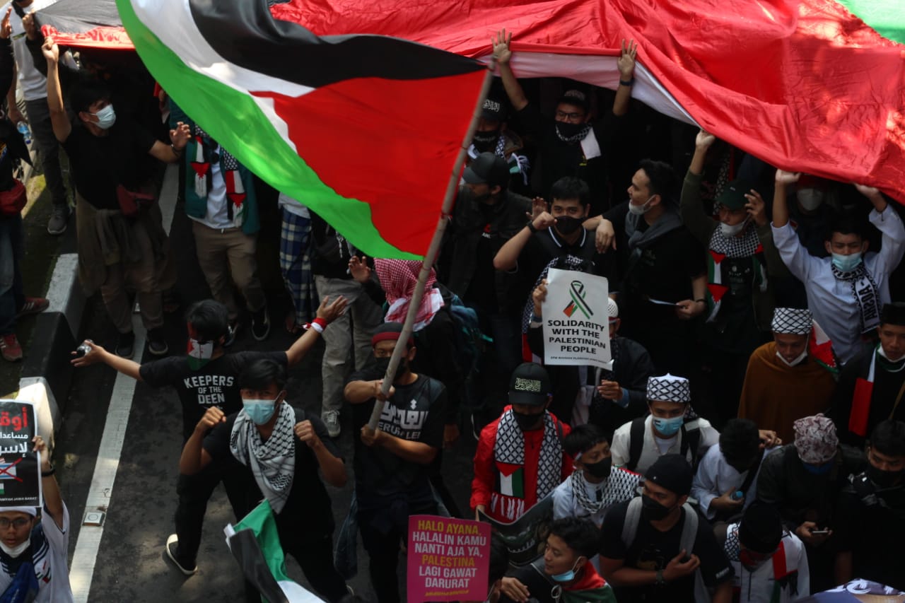 aksi solidaritas bela palestina