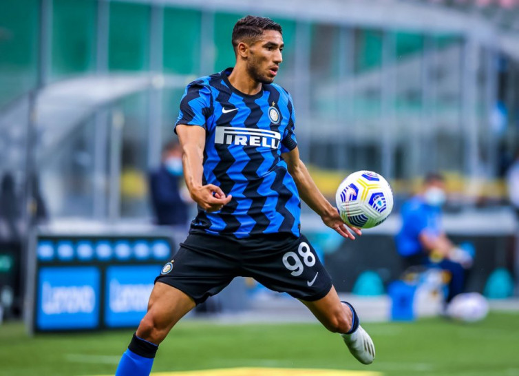 Pemain Inter Milan, Achraf Hakimi. (Inter Milan).