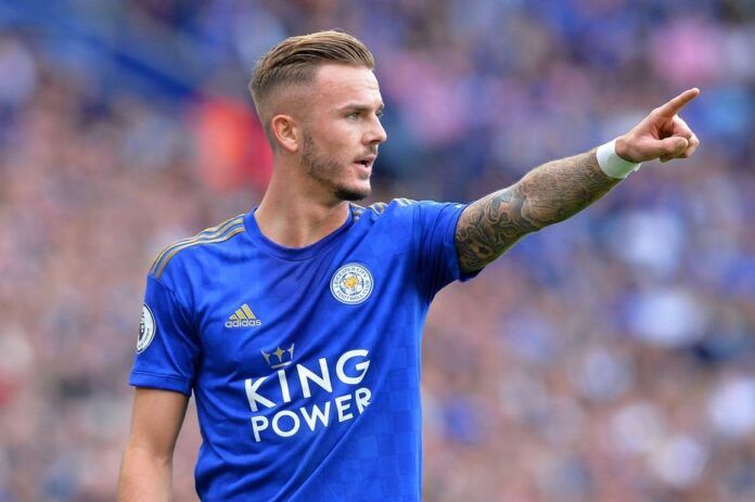 Pemain Leicester, James Maddison. (Premier League)