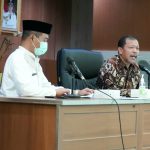 Pimpinan dan Anggota Pansus IV DPRD Provinsi Jawa Barat Saat Rapat Kerja Dengan Kantor Dinas Perpustakaan dan Arsip Kota Bekasi