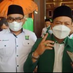Ketua DPC PKB Kabupaten Bandung, Dadang Supriatna (kanan).