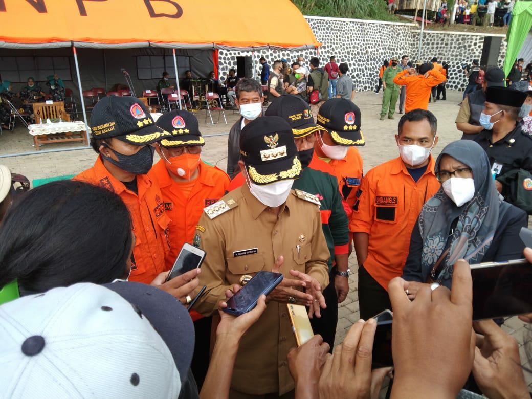 Bupati Bandung, Dadang Supriatna di Kecamatan Cikancung, Kabupaten Bandung pada Selasa (15/6).