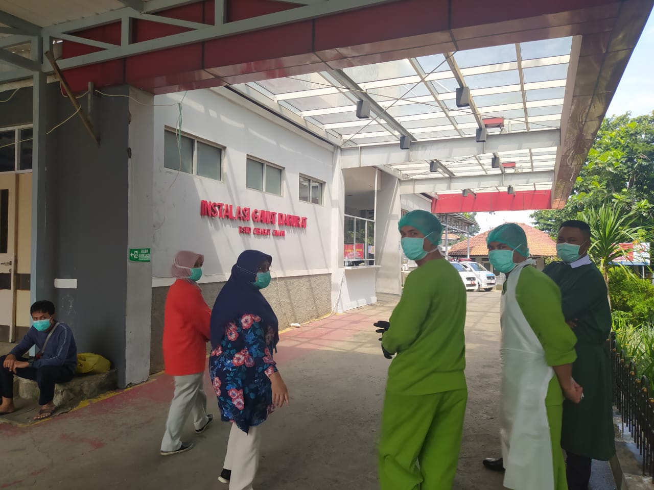 Area Pelayanan Instalasi Gawat Darurat (IGD) Rumah Sakit Umum Daerah (RSUD) Cibabat di Kota Cimahi.