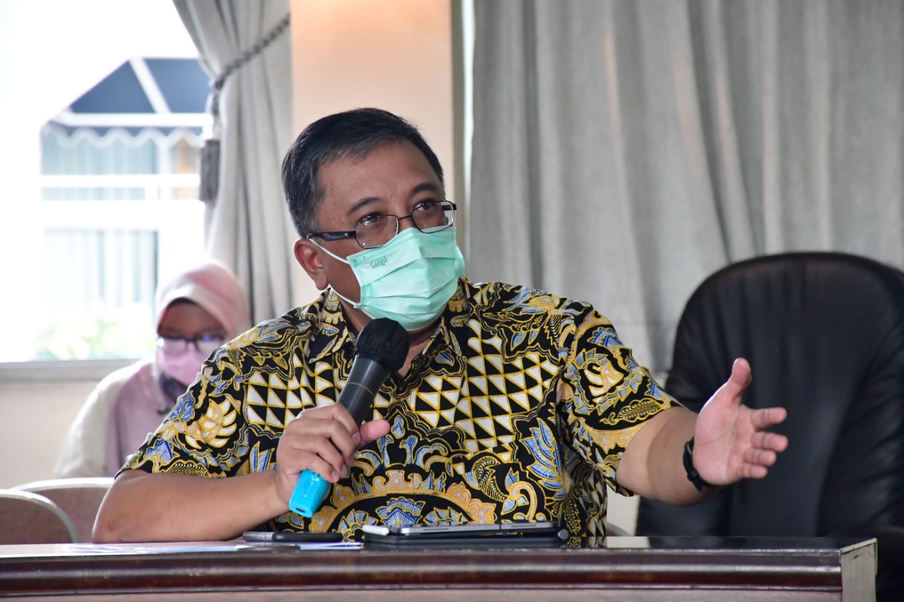 Ketua DPW PKS Jabar Haru Suhandaru dalam sebuah acar di DPRD Jabar beberapa waktu lalu