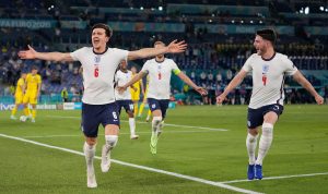 SELEBRASI: Punggawa tim nasional Inggris merayakan gol yang tercipta/@England/Twitter/