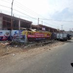 Penampakan proyek pembangunan Pasar Tagog Padalarang, KBB.