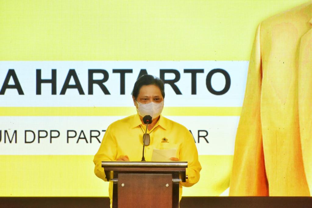 Ketua Umum DPP Partai Golkar airlangga Hartarto