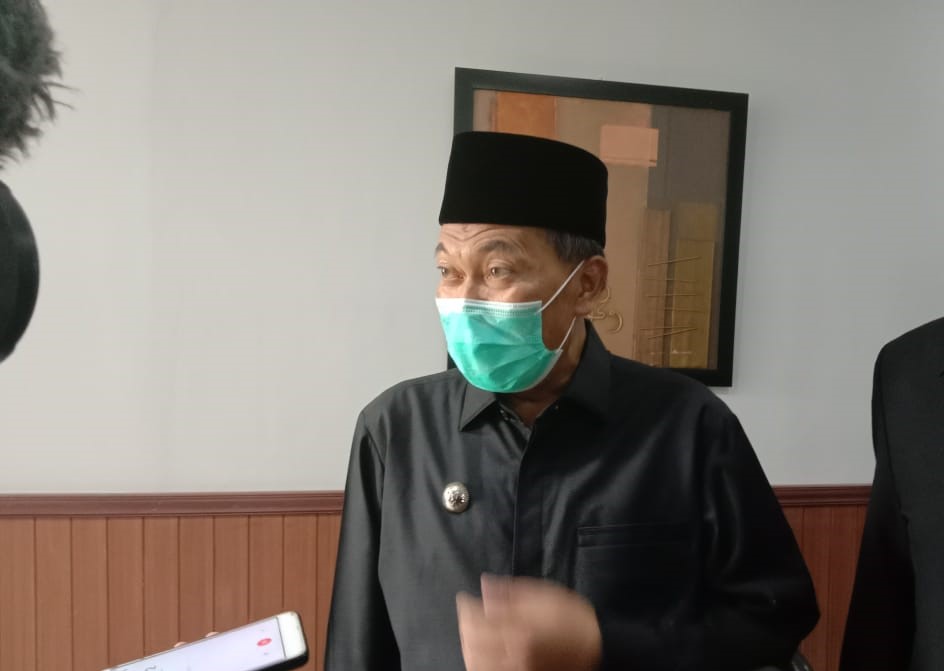 Wali Kota Bandung, Oded M Danial ketika di wawancara tentang kemungkinan perpanjangan PPKM Darurat.