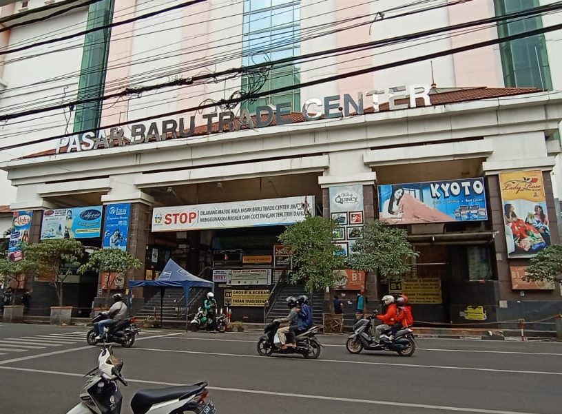 Gedung Pasar Baru Kota Bandung. (Sandi Nugraha/Jabar Ekspres)