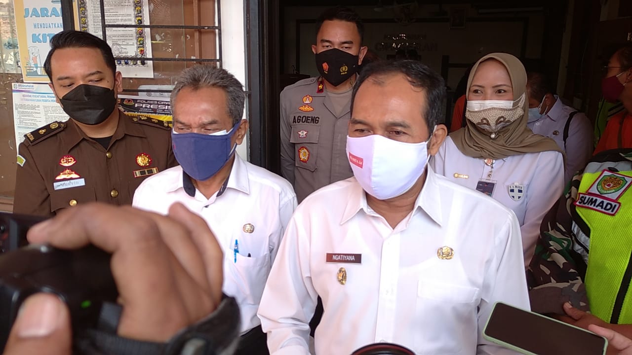 Plt. Wali Kota Cimahi, Ngatiyana beserta jajarannya, Rabu (21/7).