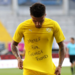 Pemain Borussia Dortmund Jadon Sancho. Foto: ANTARA/AFP/LARS BARON
