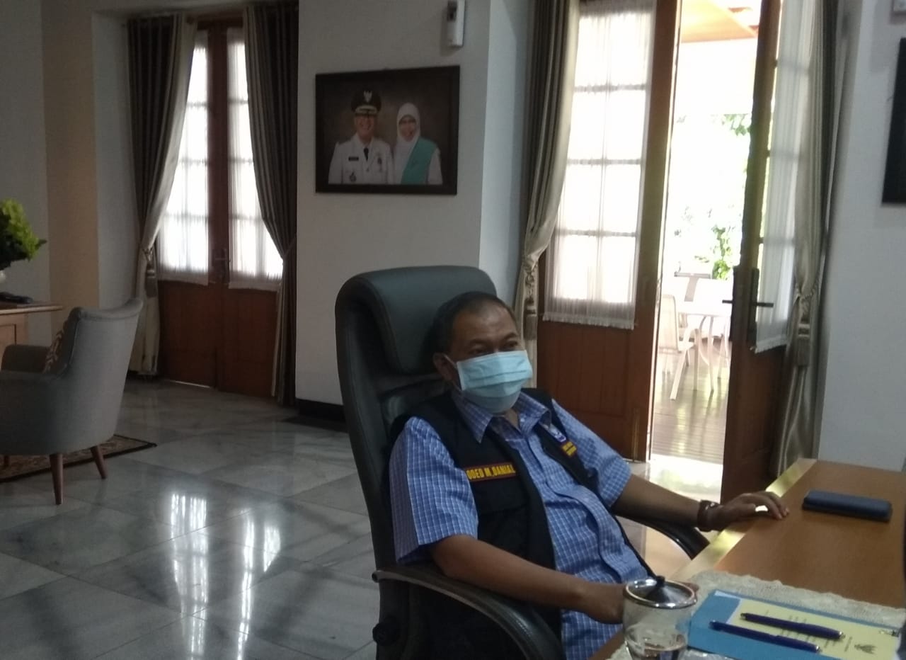 Wali Kota Bandung, Oded M Danial geber pagi peduli covid-19