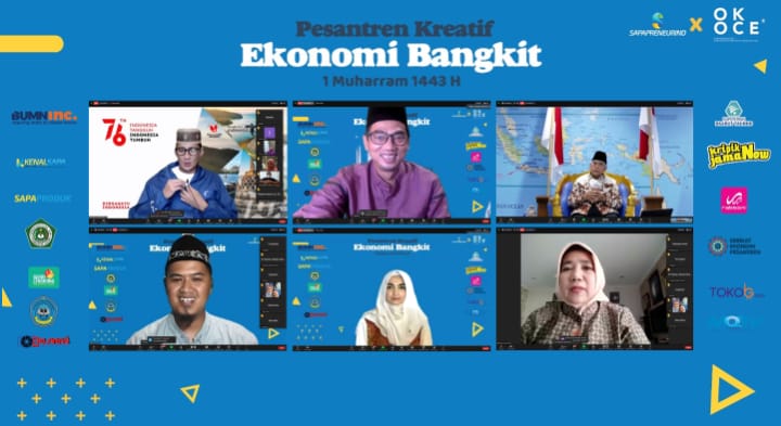 Acara Webinar bersama Menparekraf Sandiaga Uno