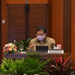 Menteri Koordinator Bidang Ekonomi ketika menggelar Rapat Terbatas membahas RAPBN 2022