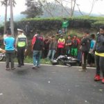 Pemotor mengalami kecelakaan di Tanjakan Emen Cikole Lembang