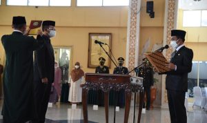 Pelantikan Cakra Amiyana sebagai Sekretaris Daerah (Sekda) definitif Kabupaten Bandung.