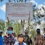 Penyitaan lahan milik seorang wajib pajak di Kabupaten Kupang. ANTARA/HO-KPP Pratama Kupang