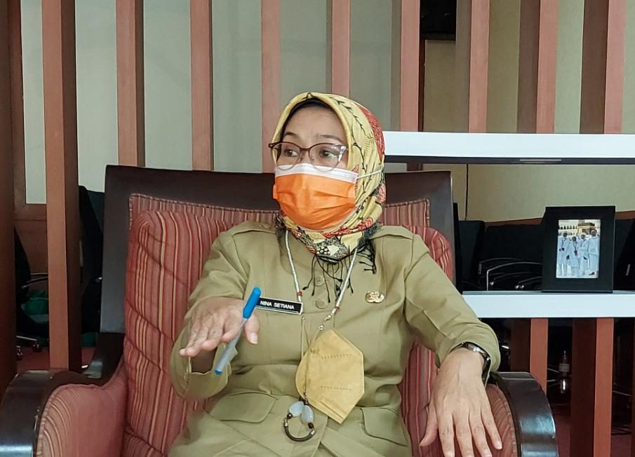 Kepala Dinas Sosial Kabupaten Bandung, Nina Setiana. (Yully S Yulianty/Jabar Ekspres)