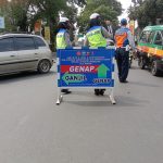 Uji coba penarapan sistem ganjil genap di Kota Cimahi, Selasa (24/8)(Intan Aida/Jabar Ekspres)