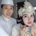 Pasangan pengantin Ujung Oppa dan Kania Permatasari (Instagram Ujung Oppa)