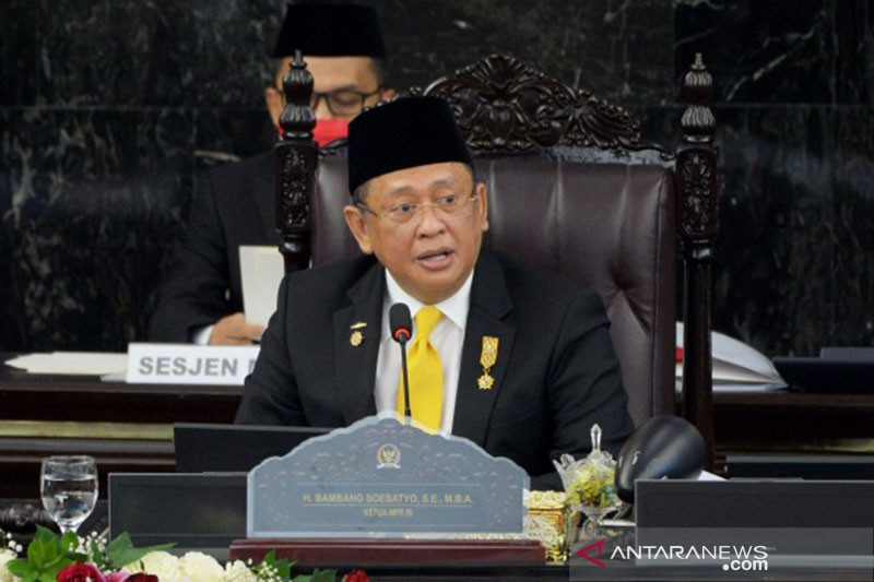 Ketua MPR, Bambang Soesatyo. ANTARA/HO-DPR-Devi/Man