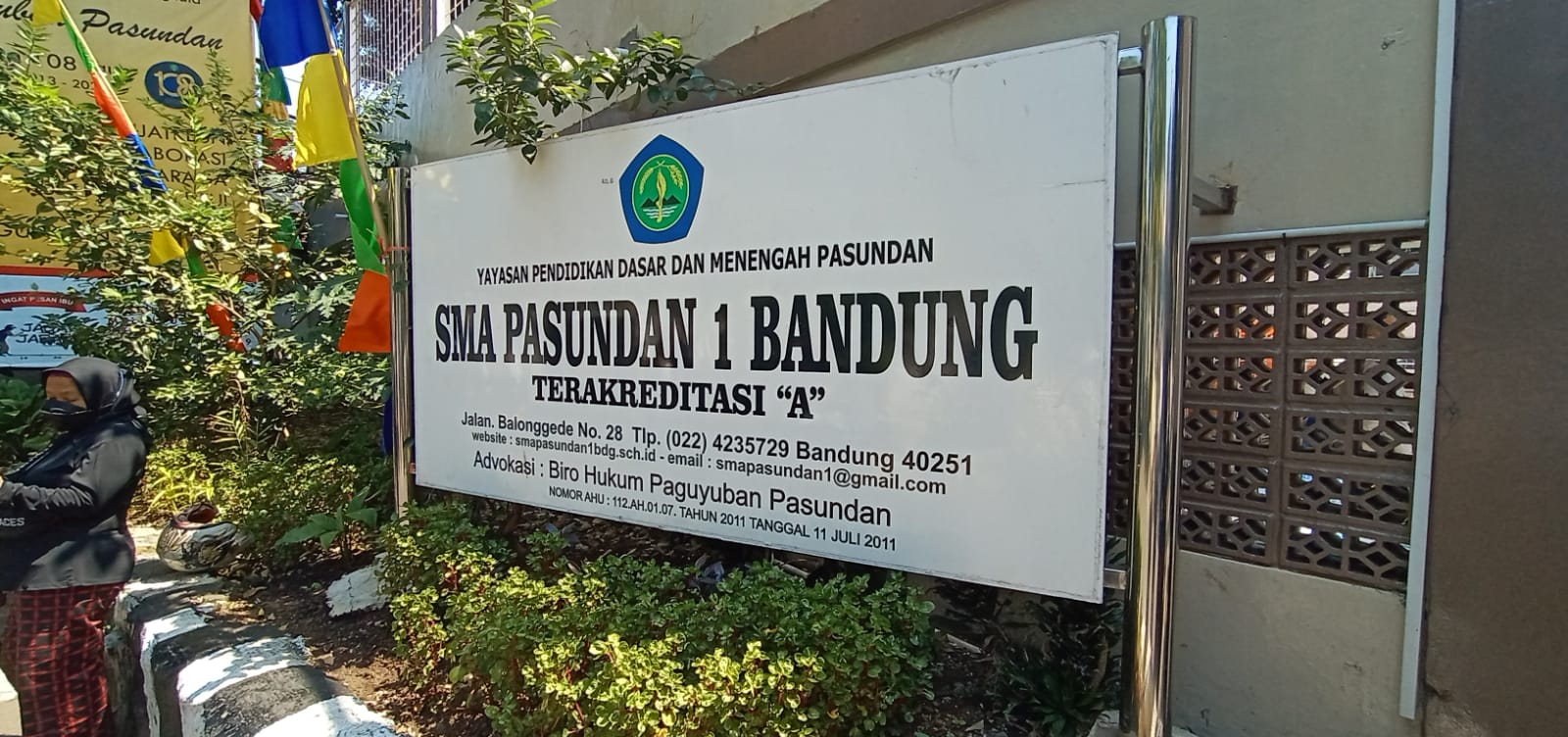 Dok. SMA Pasundan 1 Kota Bandung. Sabtu (28/8). Foto. Sandi Nugraha kesiapan ptm bandung