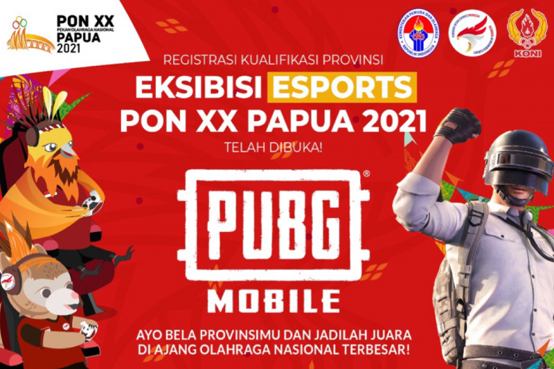 PUBG Mobile untuk ekshibisi esport PON XX Papua 2021 (ANTARA)