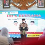 Wali Kota Bandung, Oded M Danial dalam acara Doa Bersama, di Aula Pendopo, Jumat (24/9)