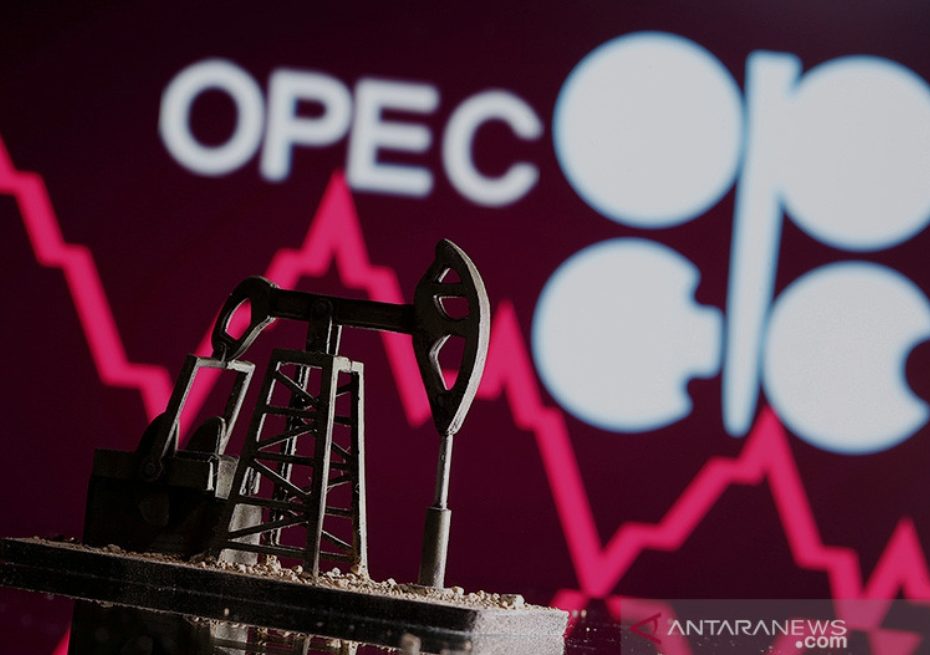 Logo OPEC. ANTARA/REUTERS/Dado Ruvic/aa.