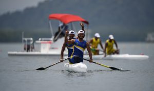 jabar cabor dayung pon xx papua emas medali