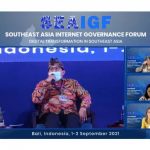 Direktur Jenderal Sumber Daya dan Perangkat Pos dan Informatika, Kementerian Komunikasi dan Informatika, Ismail, saat salah satu diskusi di SEA IGF 2021, Rabu (1/9/2021). (ANTARA/Tangkapan layar) kominfo 5g