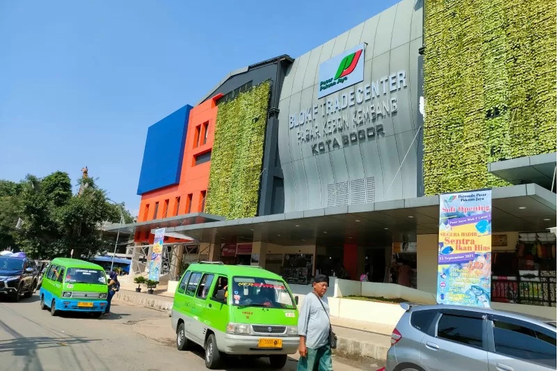 Situasi Pasar Kebon Kembang Kota Bogor (ANTARA/Linna Susanti)