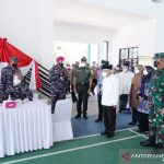 Wakil Presiden Ma'ruf Amin meninjau pelaksanaan vaksinasi COVID-19 di Pondok Pesantren An-Nawawi Tanara Serang, Banten, Kamis (16/9/2021). ANTARA/HO-Asdep KIP Setwapres