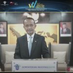 Tangkapan layar Menteri Investasi atau Kepala Badan Koordinasi Penanaman Modal (BKPM) Bahlil Lahadalia saat menyampaikan keynote speech pada The 3rd West Java Investment Summit (WJIS) 2021 secara virtual, Kamis (21/10/2021) (ANTARA/Youtube Bank Indonesia)