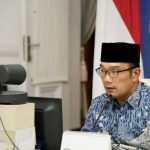 Gubernur Jabar Ridwan Kamil menjadi pembicara pada acara Web Binar ICMI Orwil Jabar