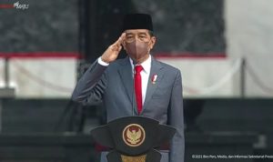 Perpanjangan masa Jabatan Presiden (Ilustrasi) Presiden Jokowi memimpin Upacara Peringatan Hari Kesaktian Pancasila. (Tangkapan layar YouTube Sekretariat Presiden)