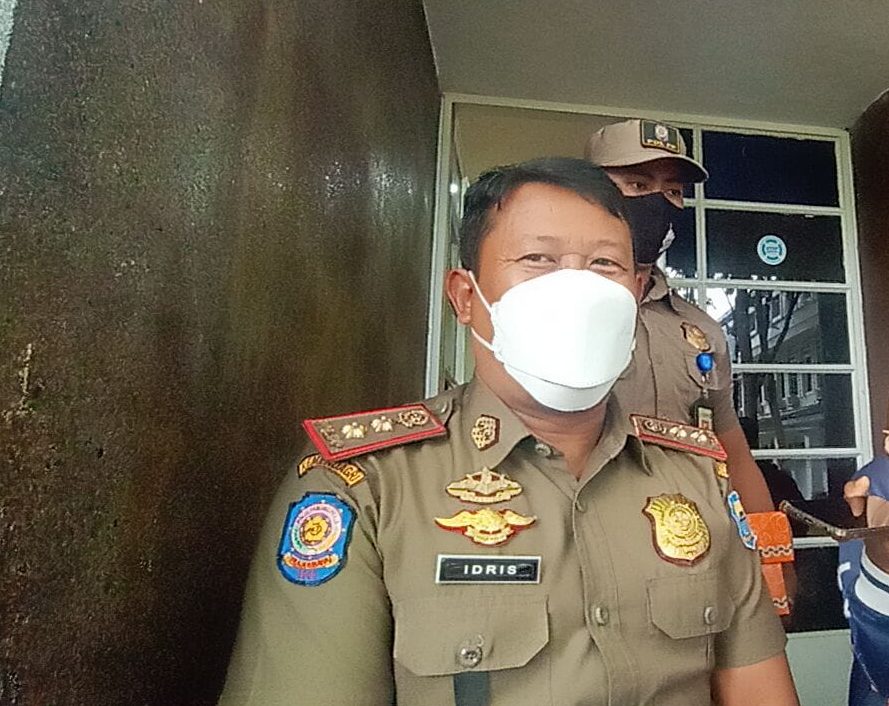 Kabid PPHD Satpol PP Kota Bandung, Idris Kuswandi, Selasa (5/10).