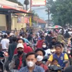 Kondisi aktivitas masyarakat mengalami peningkatan semasa liburan nataru di kawasan Rancaekek Kabupaten Bandung